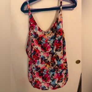 Torrid size 4 floral swing cami.